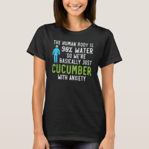 Komkommer Groente Plant Vegetarisch Veganistisch T-shirt