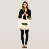 komkommer grote tote bag (Voorkant (model))