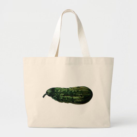 komkommer grote tote bag (Voorkant)