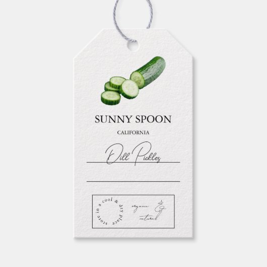 komkommer hang Label Cadeaulabel (Voorkant)