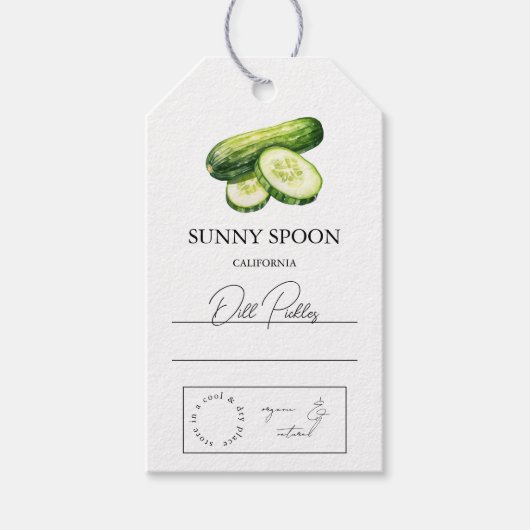 komkommer hang Label Cadeaulabel (Voorkant)