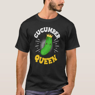 Komkommer Koningin Fruit Groente Moederdag Tuin T-shirt