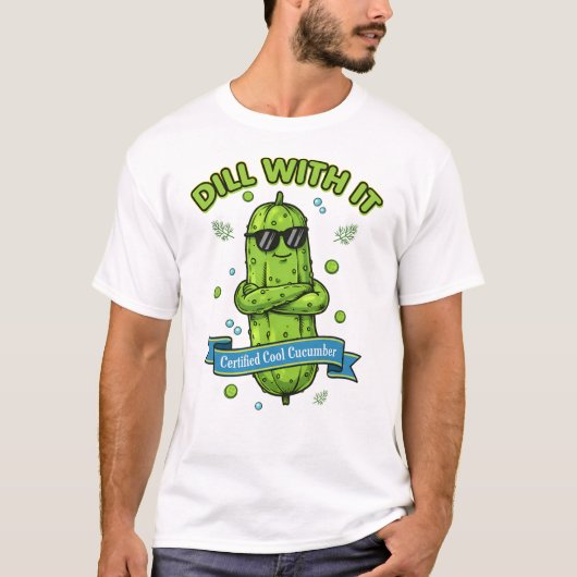 Komkommer Met Dille T-shirt (Voorkant)