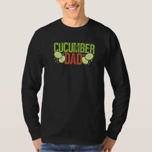 Komkommer Papa Vegan Groente Boer Groente Augurk T-shirt