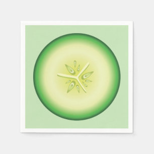 Komkommer Schijf Servetten