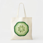 Komkommer schijf  tote bag (Voorkant)