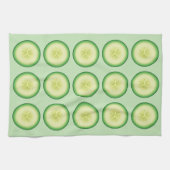 Komkommer Schijfjes Patroon Theedoek (Horizontaal)