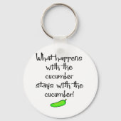 Komkommer Sleutelhanger (Voorkant)
