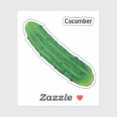 Komkommer Sticker (Vel)