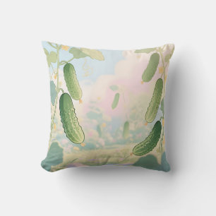 Komkommer Wijnstok Tuin Whimsical Kussen