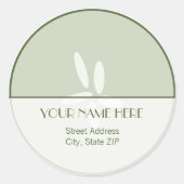 Komkommeradreslabel Sticker (Voorkant)