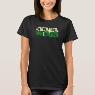 Komkommerfluisteraar Ingemaakte Komkommer Groente T-shirt