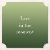 komkommergroen kartonnen onderzetters (Voorkant)