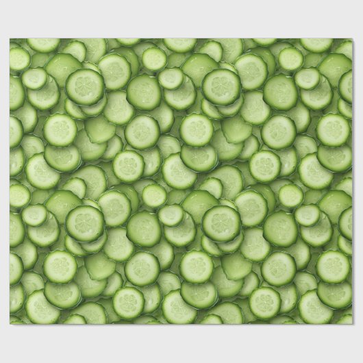 Komkommerpakpapier Cadeaupapier (Vlak)