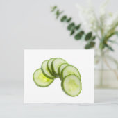 Komkommersegmenten Briefkaart (Staand voorkant)