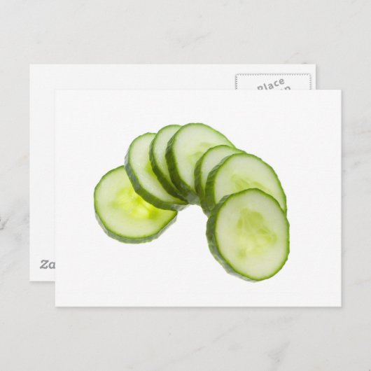 Komkommersegmenten Briefkaart (Voorkant / Achterkant)