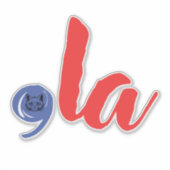 Komma La 2024 Voor President Verkiezingen 2024 Gra Sticker (Voorkant)