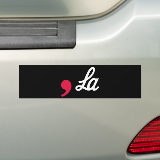 Komma La Grappige Leestekens Kamala Harris Bumpersticker (Op auto)
