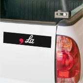 Komma La Grappige Leestekens Kamala Harris Bumpersticker (Op Truck)