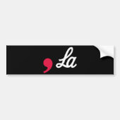 Komma La Grappige Leestekens Kamala Harris Bumpersticker (Voorkant)