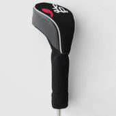 Komma La Grappige Leestekens Kamala Harris Golfheadcover (Schuin)