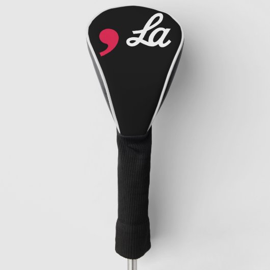 Komma La Grappige Leestekens Kamala Harris Golfheadcover (Voorkant)