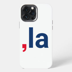 Komma La kamala grappige uitspraak patriottisch iPhone 13 Pro Max Hoesje