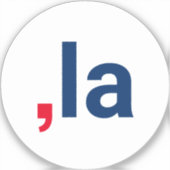 Komma La kamala grappige uitspraak patriottisch Sticker (Voorkant)