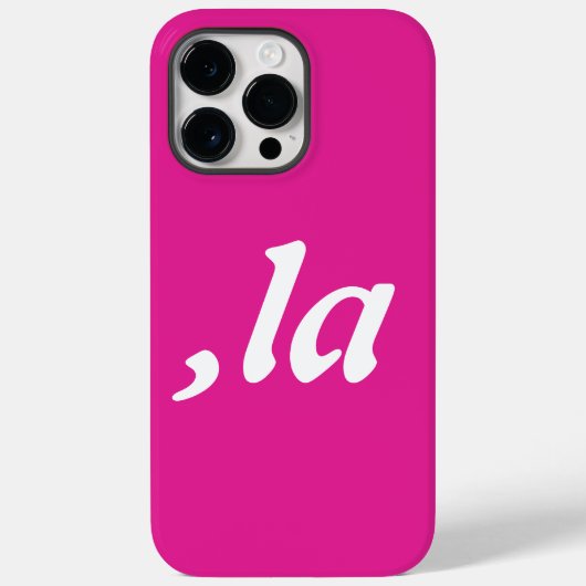 Komma La Kamala Harris - aangepaste tekst ontwerp Case-Mate iPhone Case (Achterkant)