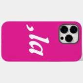 Komma La Kamala Harris - aangepaste tekst ontwerp Case-Mate iPhone Case (Achterkant (horizontaal))