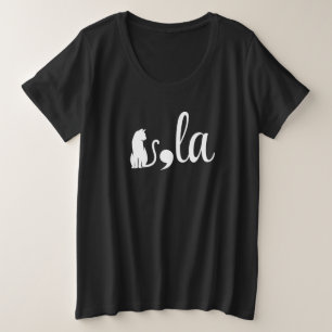 Komma La Kamala Harris - kattenmoeder voor Kamala  Grote Maat T-shirt