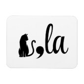 Komma La Kamala Harris - kattenmoeder voor Kamala Magneet (Horizontaal)