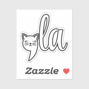 Komma La Kamala Harris - kattenmoeder voor Kamala Sticker