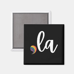Komma La Kamala Harris Pride Regenboog LGBQ Homo Magneet