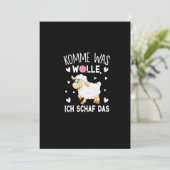 Komme was Wolle Ich Schaf Das Save The Date (Staand voorkant)