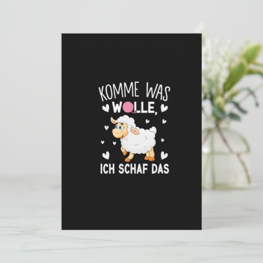 Komme was Wolle Ich Schaf Das Save The Date (Staand voorkant)