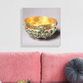 Kommelset voorzien van reliëfdruk canvas afdruk (Insitu (Woonkamer))