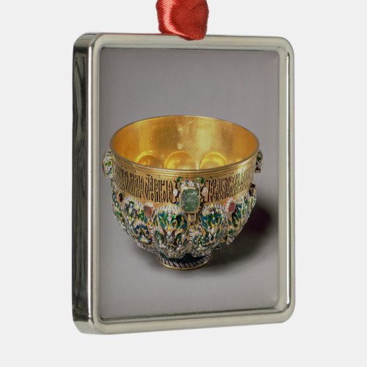 Kommelset voorzien van reliëfdruk metalen ornament (Rechts)