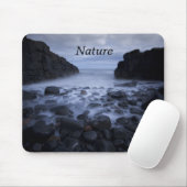 Kommen en Rocks langs de Ocean Shoreline Mouse Muismat (Met muis)