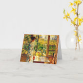 Kommetje goudvis Elegante herfstgroet Kaart (Gele Bloem)