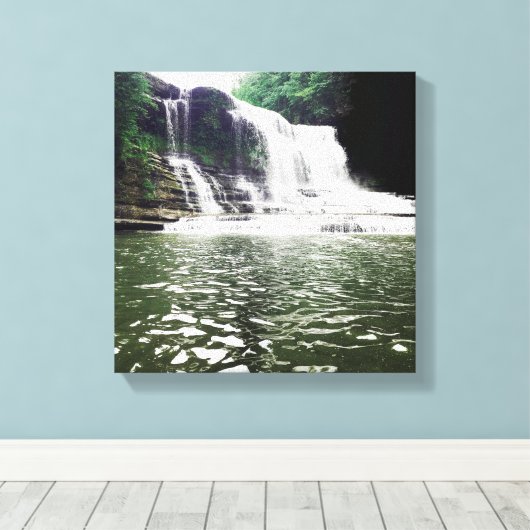 kommins herfsten canvas afdruk (Insitu (Houten vloer))