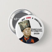 Kommissar Trumpski Ronde Button 5,7 Cm (Voorkant /achterkant)