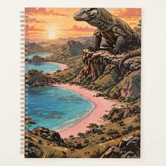 Komodo Draak Koning van het Eiland Planner (Voorkant)