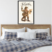 Komodo Draak Verkenner Canvas Afdruk (Insitu (Slaapkamer))