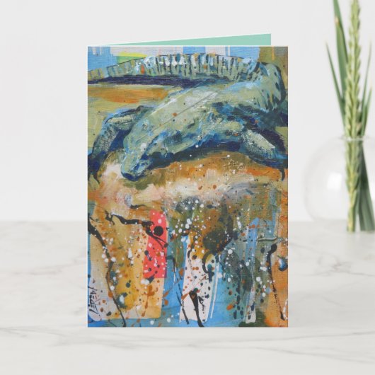 Komodo Dragon #161105 Notitiekaartje (Voorkant)