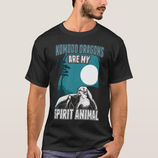 Komodo Dragon are my spirit animals Komodowaran T-shirt (Voorkant)