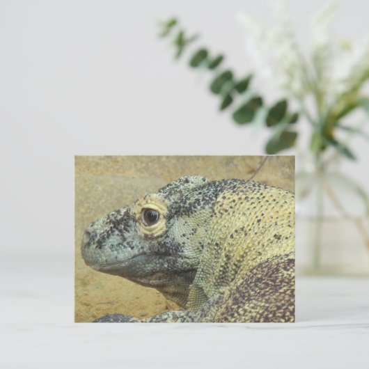 Komodo Dragon Briefkaart (Staand voorkant)