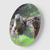 Komodo Dragon Clock Grote Klok (Hoek)