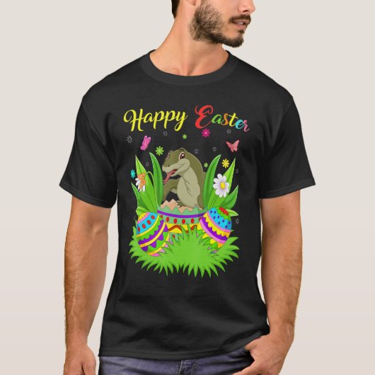 Komodo Dragon Easter Funny Komodo Dragon Eas T-shirt (Voorkant)
