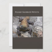 Komodo Dragon Event Invite Kaart (Voorkant)